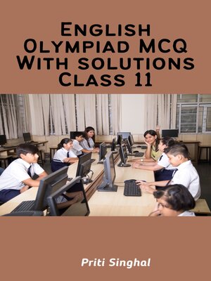cover image of English Olympiad MCQ With Solutions Class 11